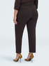 Carrot Fit Trousers in Milano Stitch image number 1