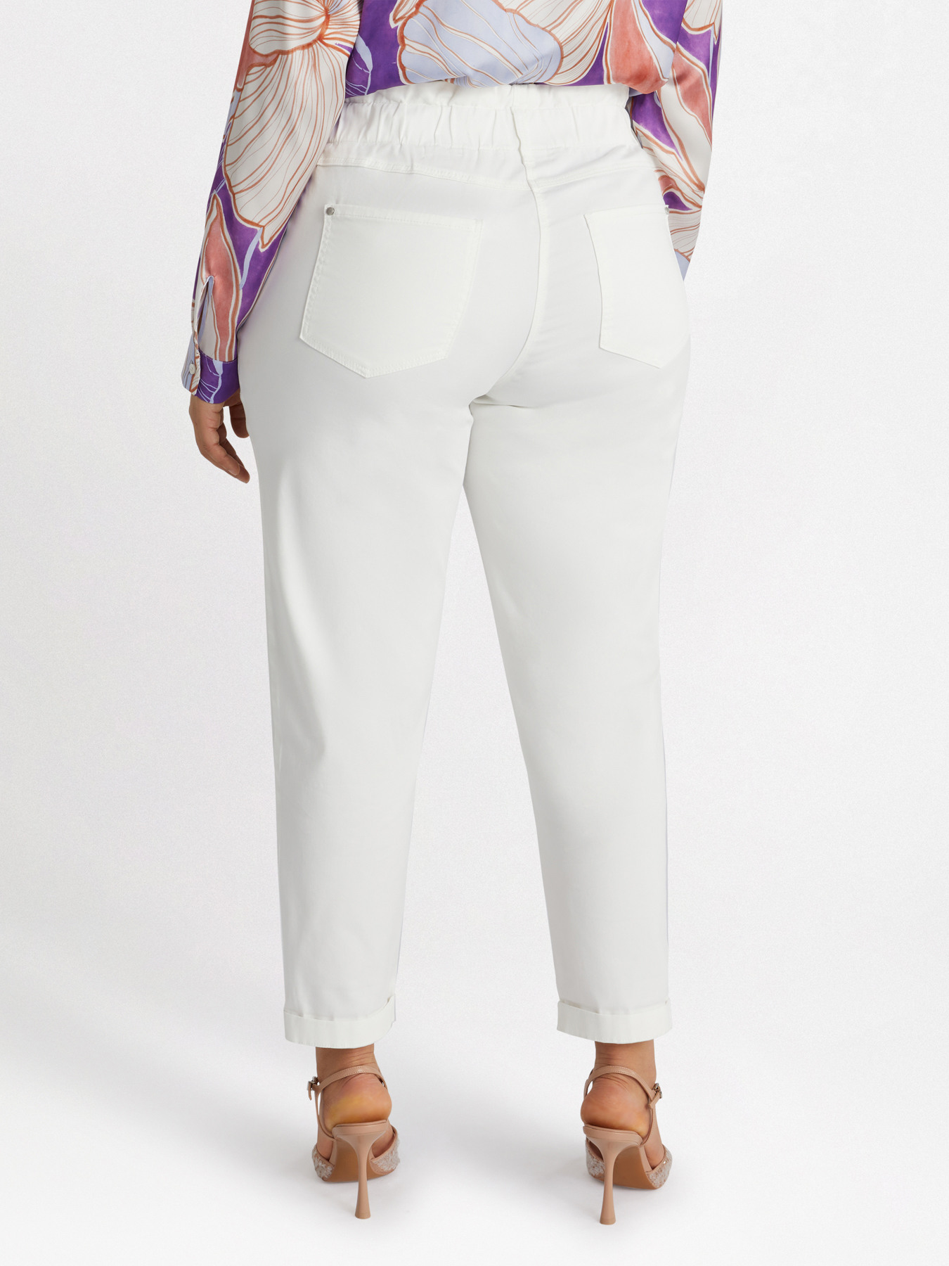 Cotton balloon trousers image number 1