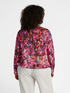 Blusa con estampado de acuarela image number 1