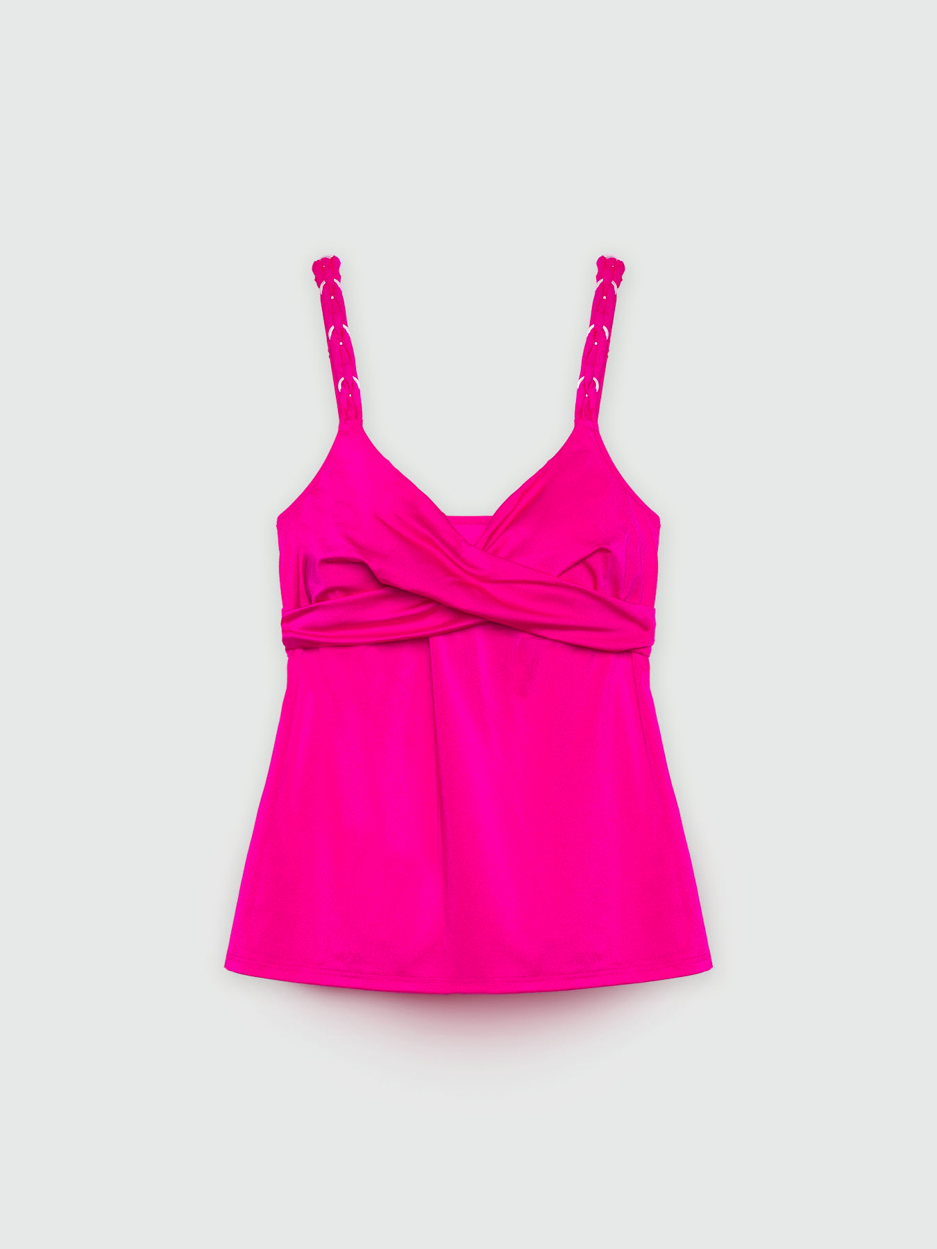 Top tankini con scollo incrociato image number 5
