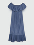 Long denim dress image number 4