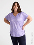 T-Shirt mit Blumenmuster mit Viskose LENZING&trade; ECOVERO&trade; image number 0