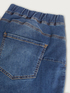 Smart Denim Collection cropped jeggings with embroidery image number 4