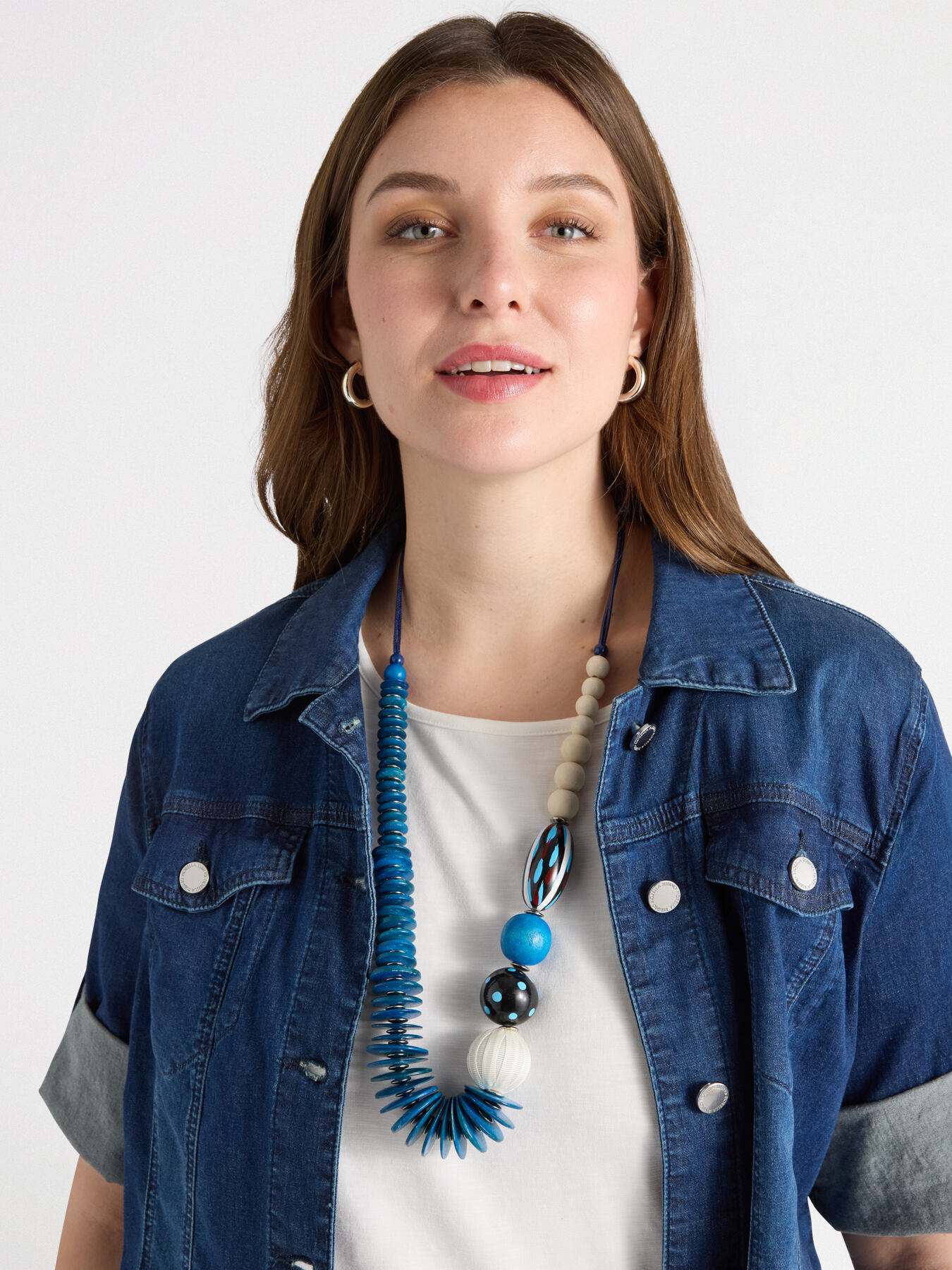 Collar de madera de colores image number 0