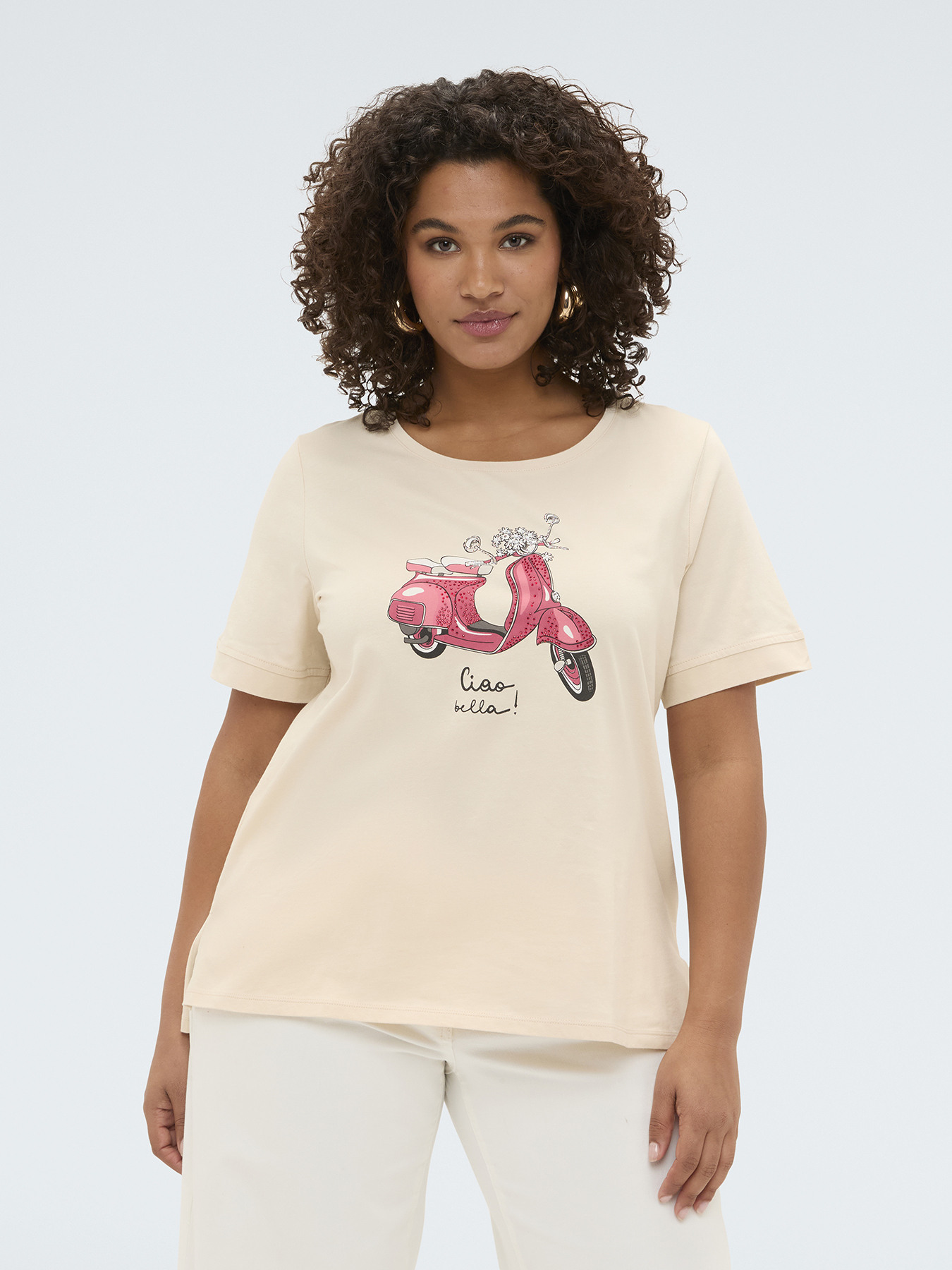 T-shirt in cotone con stampa image number 2