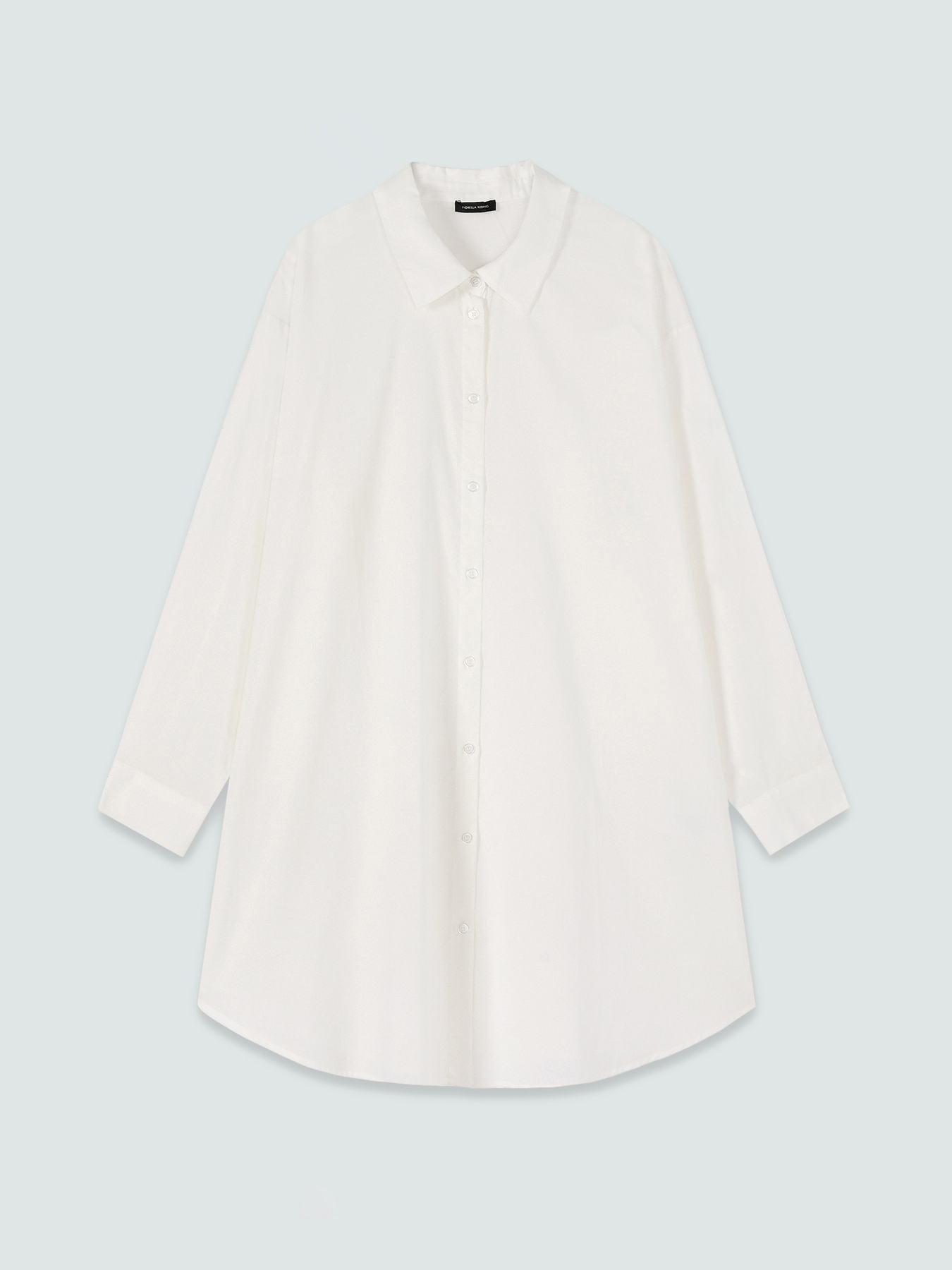 Long cotton shirt image number 4
