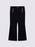 Jeans flare con bottoni decorativi image number 4