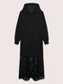 Robe en molleton avec jupe en dentelle image number 4