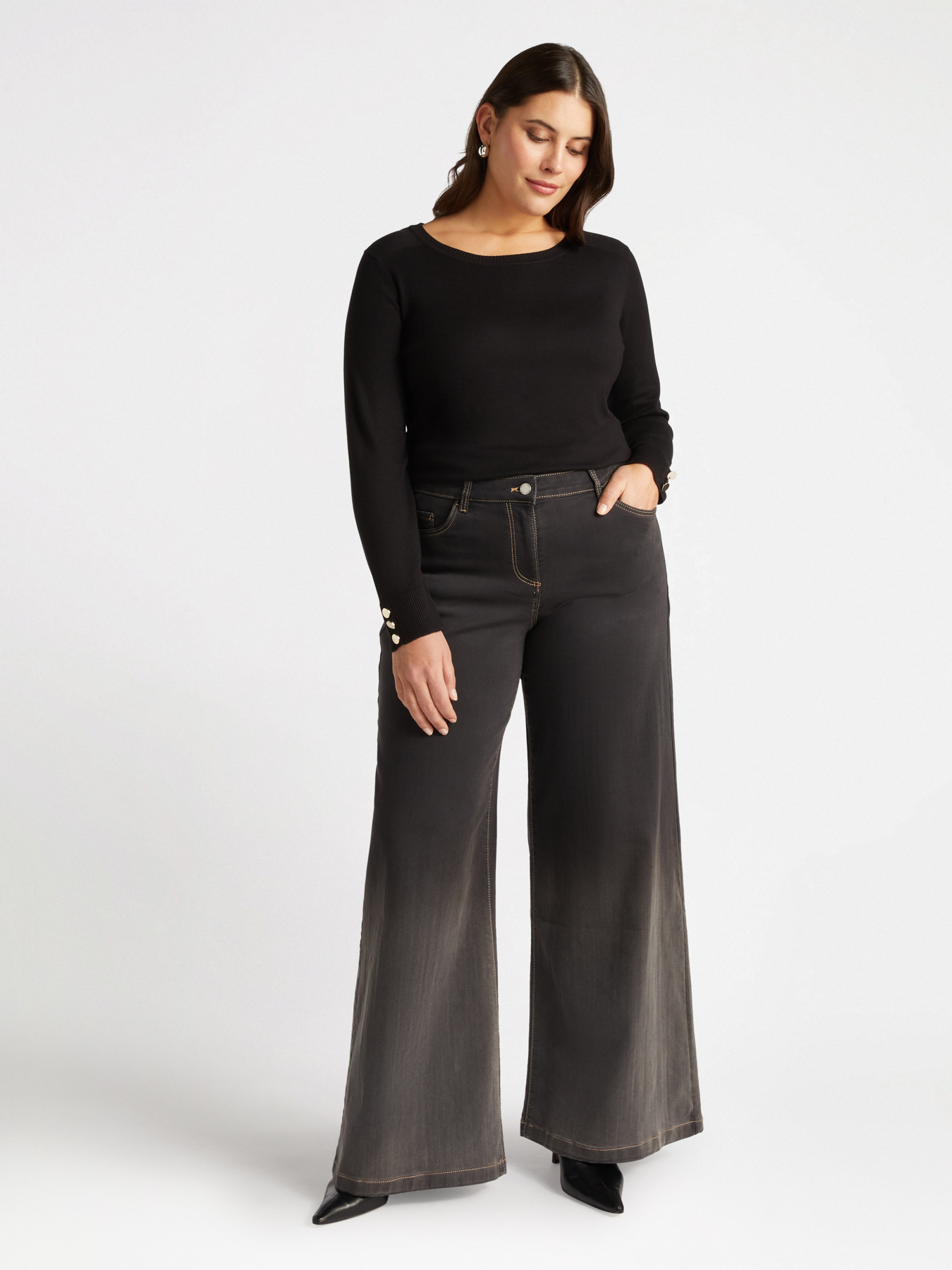 LENZING&trade; ECOVERO&trade; viscose sweater image number 2