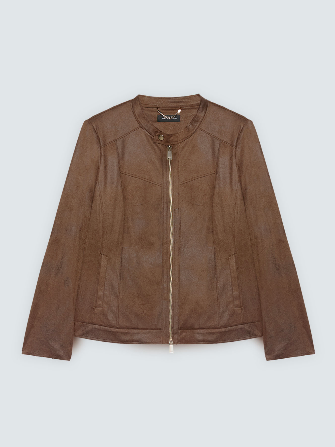 Chaqueta biker soft touch image number 4