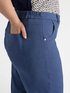 Gerade geschnittene Hose mit schr&auml;g geschnittenen Taschen image number 3