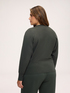 Crossover cardigan with buttons image number 1