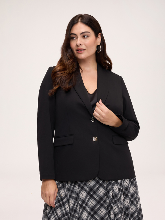 Blazer ajust&eacute; en tissu stretch