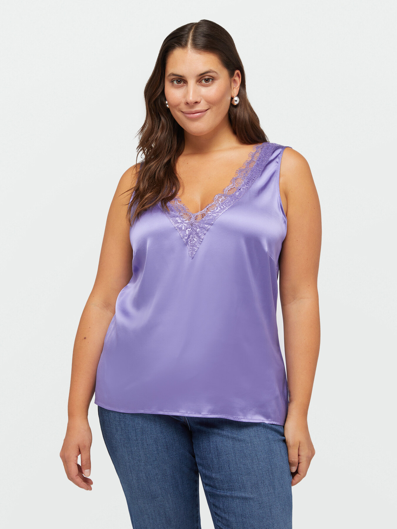 Top with lace image number 0