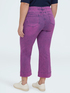 Jeans Kick Flare lavado morado desgastado image number 3