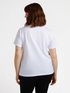 T-shirt avec inscription et broderie image number 1