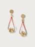 Dangling earrings with nugget image number 1