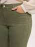 Flare denim trousers with appliqu&eacute;s image number 3
