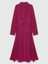 Robe longue avec n&oelig;ud sur le devant image number 4