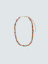 Long necklace with multicolored beads image number 0