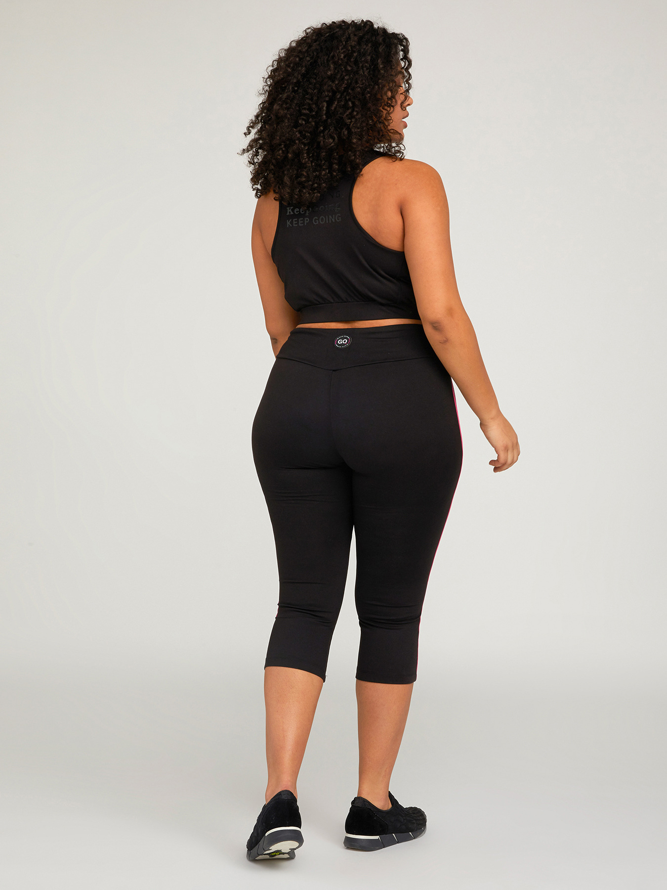 Leggings corti "GO." image number 1