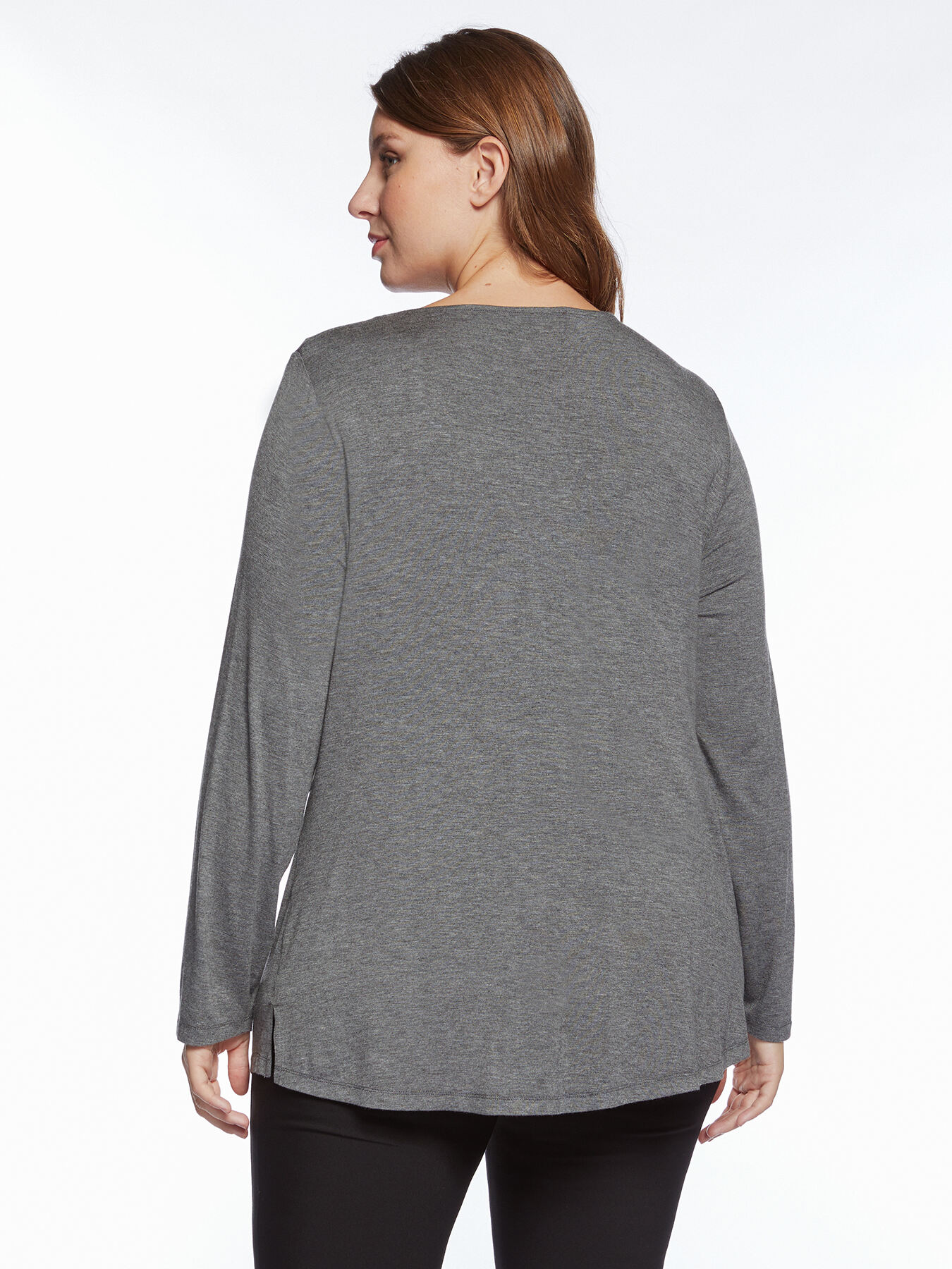 Camiseta con escote holgado image number 1