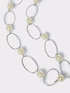 Long necklace with pearls image number 1