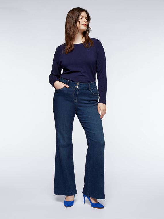 Flare-Jeans Turchese #livefree