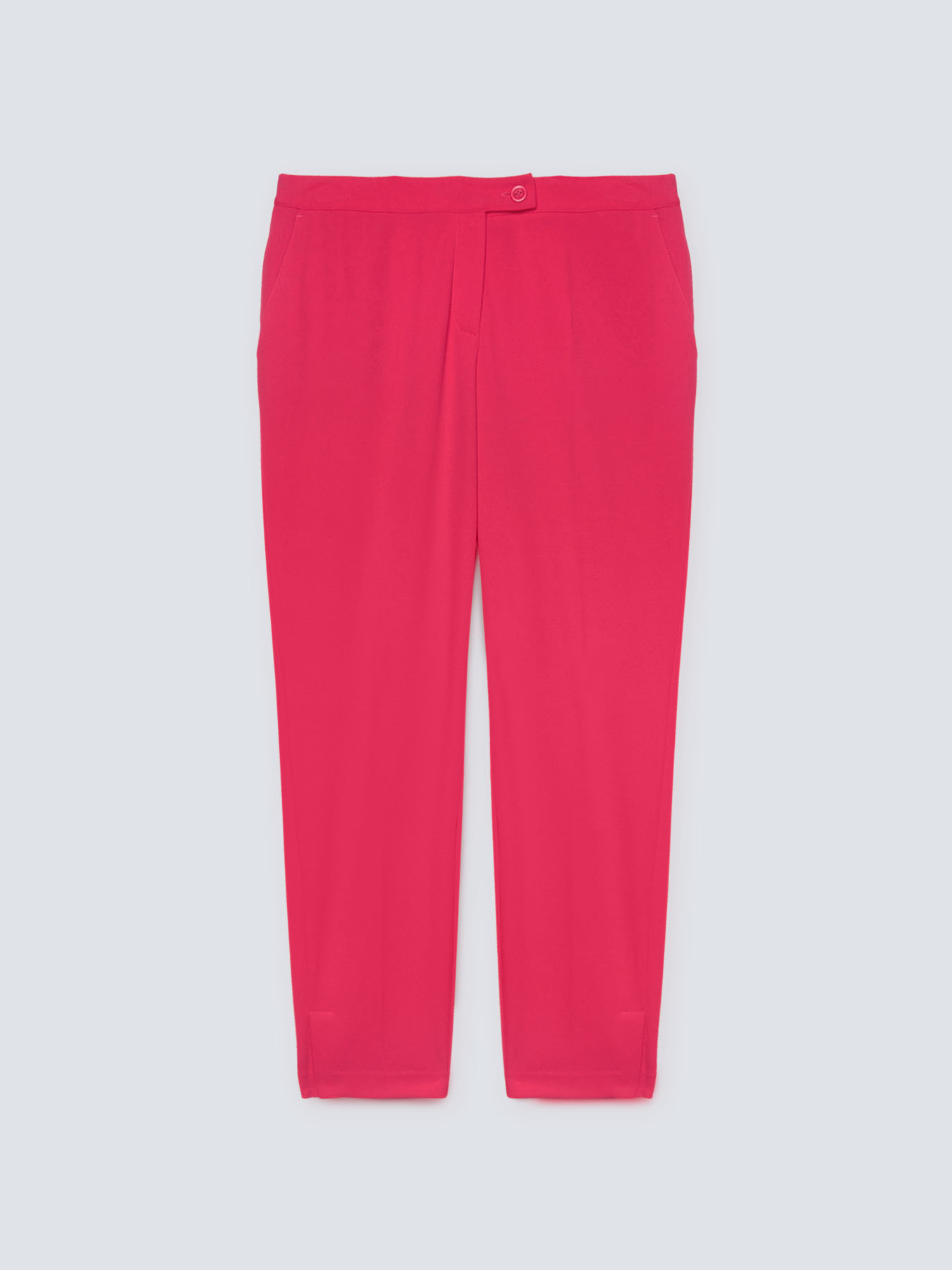 Pantalon droit avec fentes dans le bas image number 4