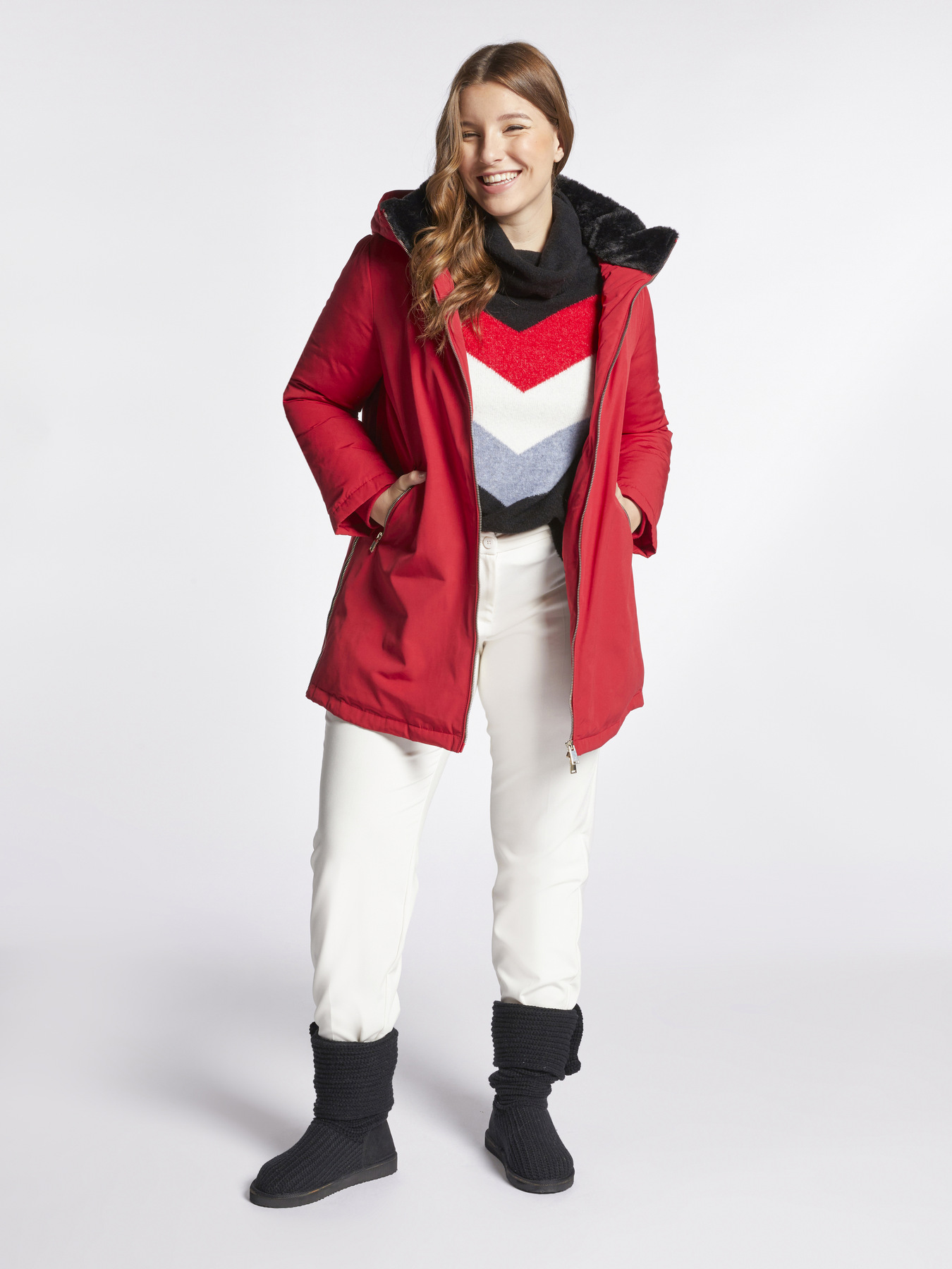 Parka imbottito con cappuccio image number 0