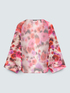 Georgette shrug with print image number 1