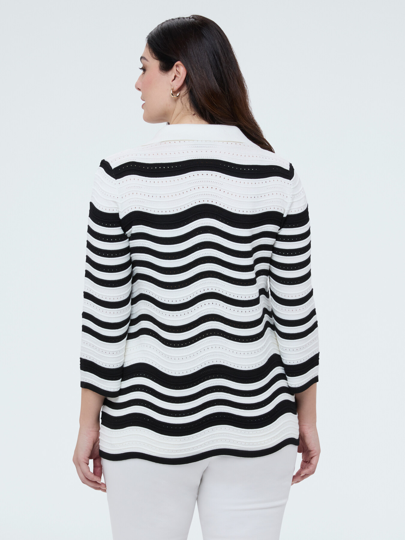 Polo collar sweater image number 1