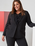 Relaxed-fit blazer in stretch fabric image number 0