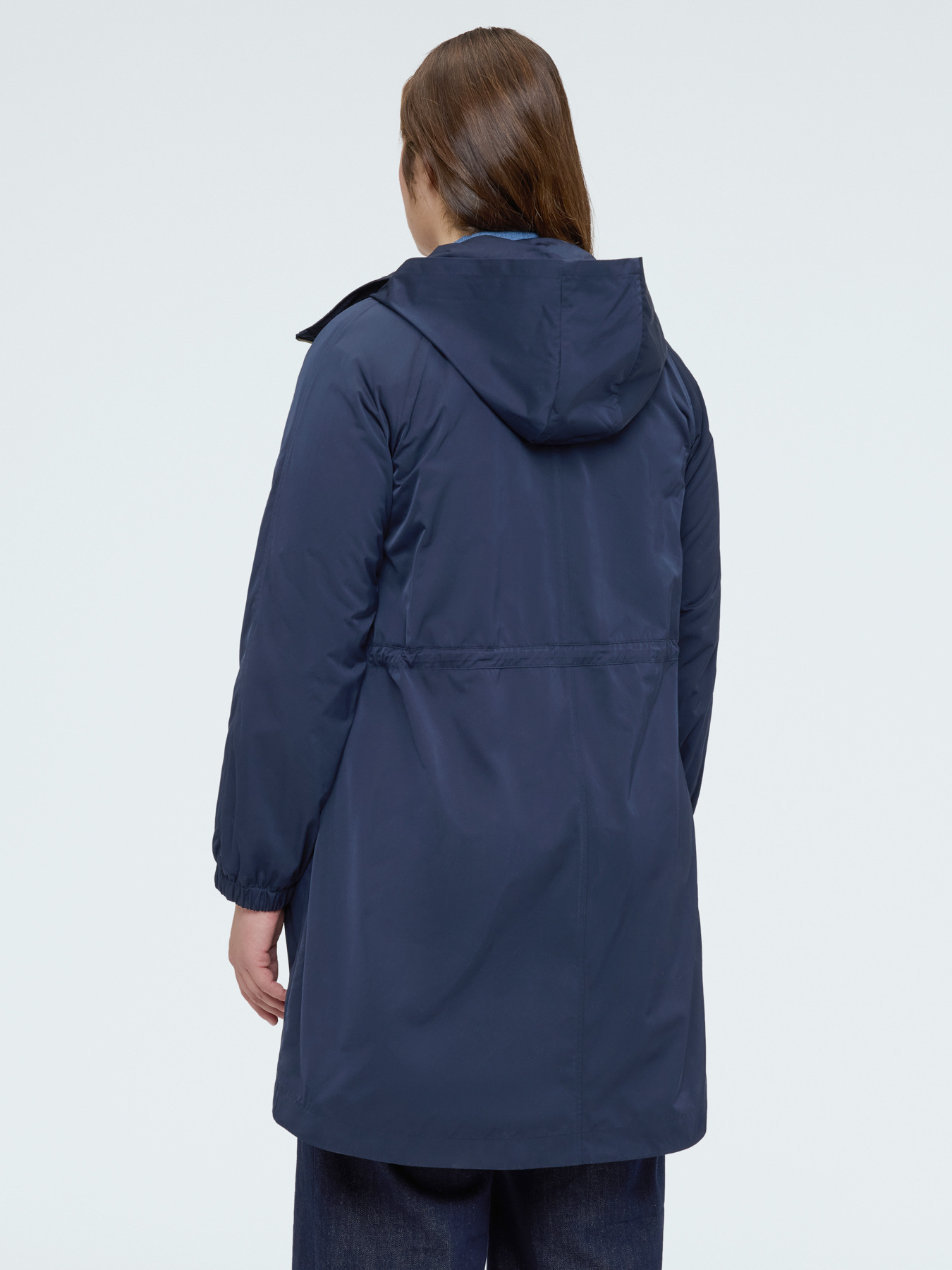 Long parka with hood image number 1