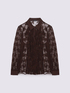 Lace shirt with ruffle on the front image number 5