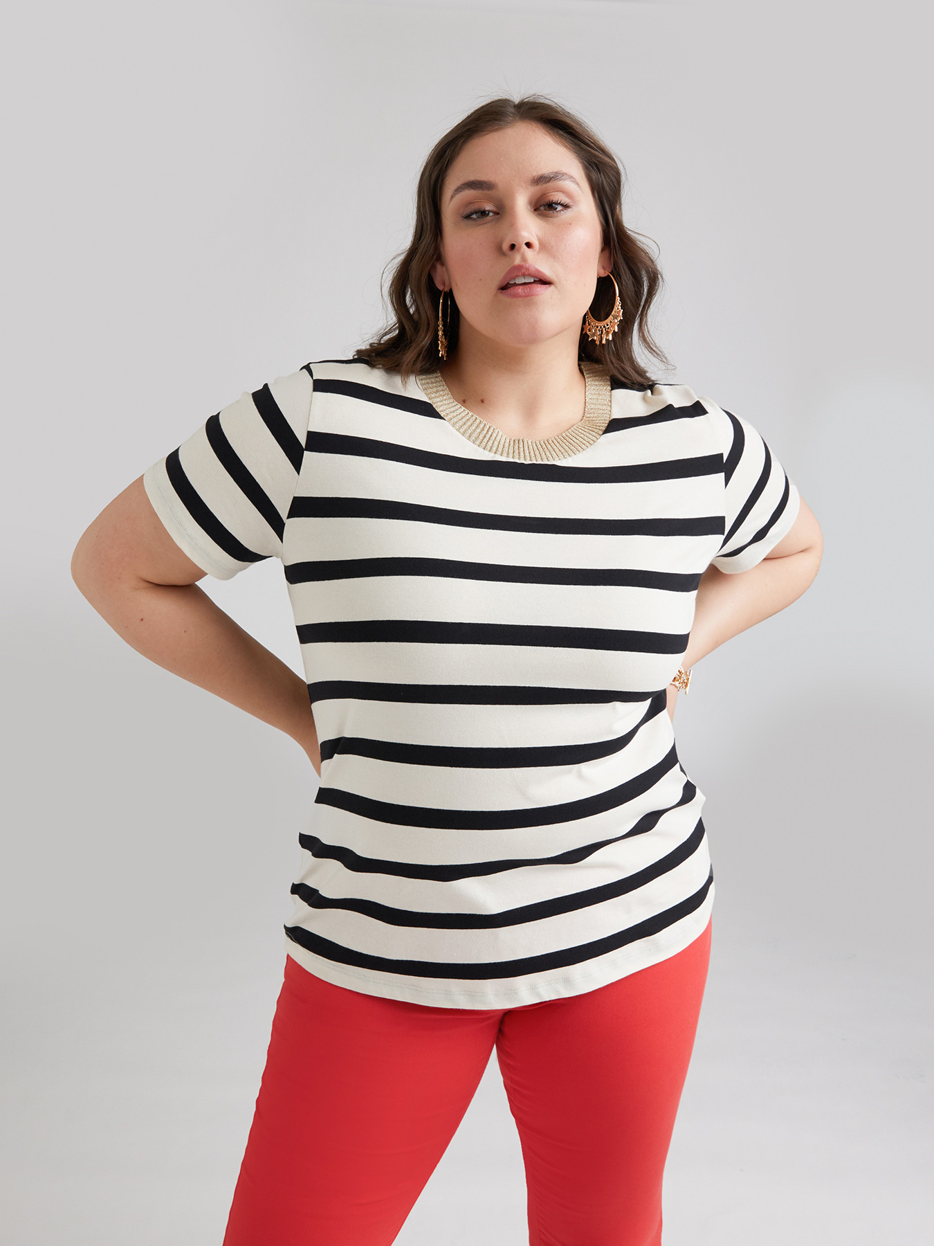 T-shirt a righe image number 2