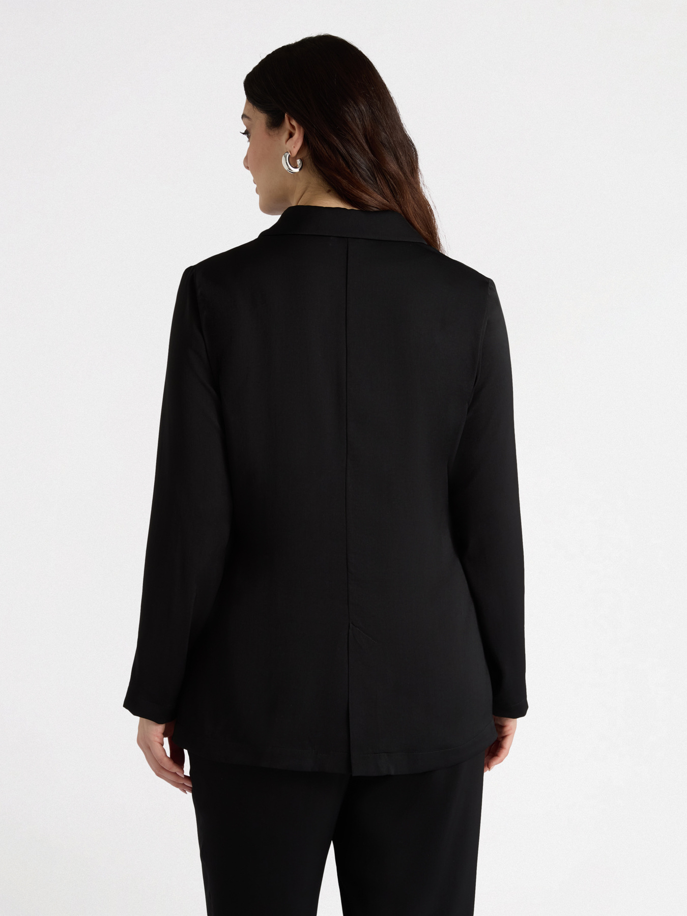 Blazer leggero in raso image number 1