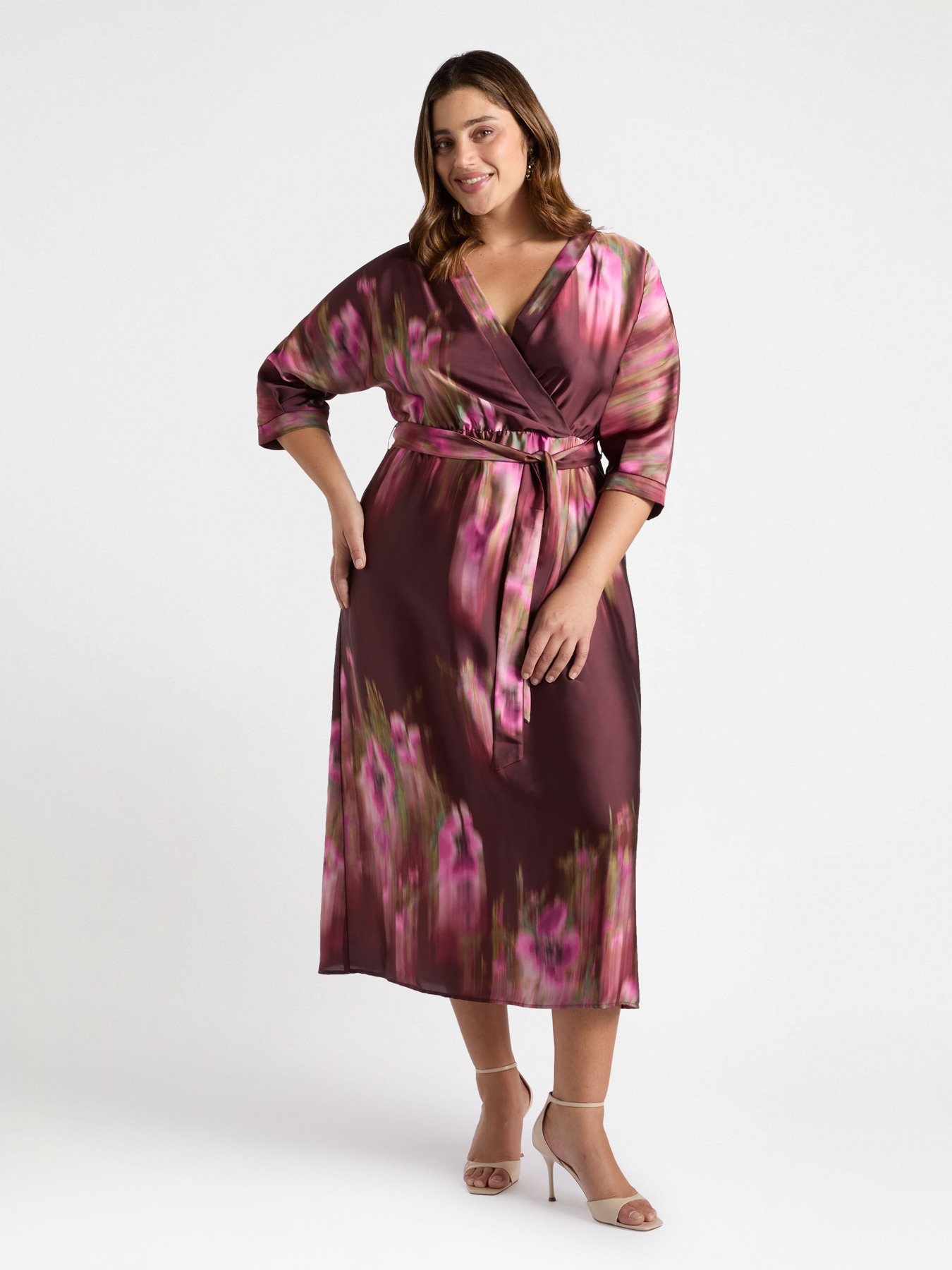 Ombr&eacute; print dress image number 0