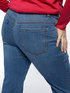 Flare jeans with fringes at the hem image number 3