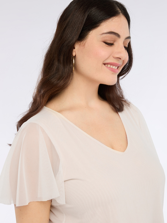 T-shirt in tulle
