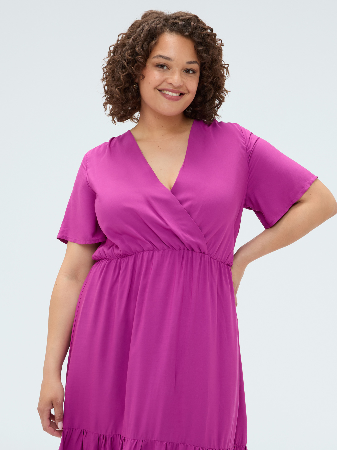 Langes Smile-Kleid aus Viskose image number 3