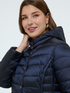 Quilted down jacket with removable hood image number 0