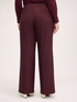 Wide leg trousers with pressed crease image number 1