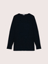 Rundhals-Pullover aus Viskose-Mischgewebe image number 4