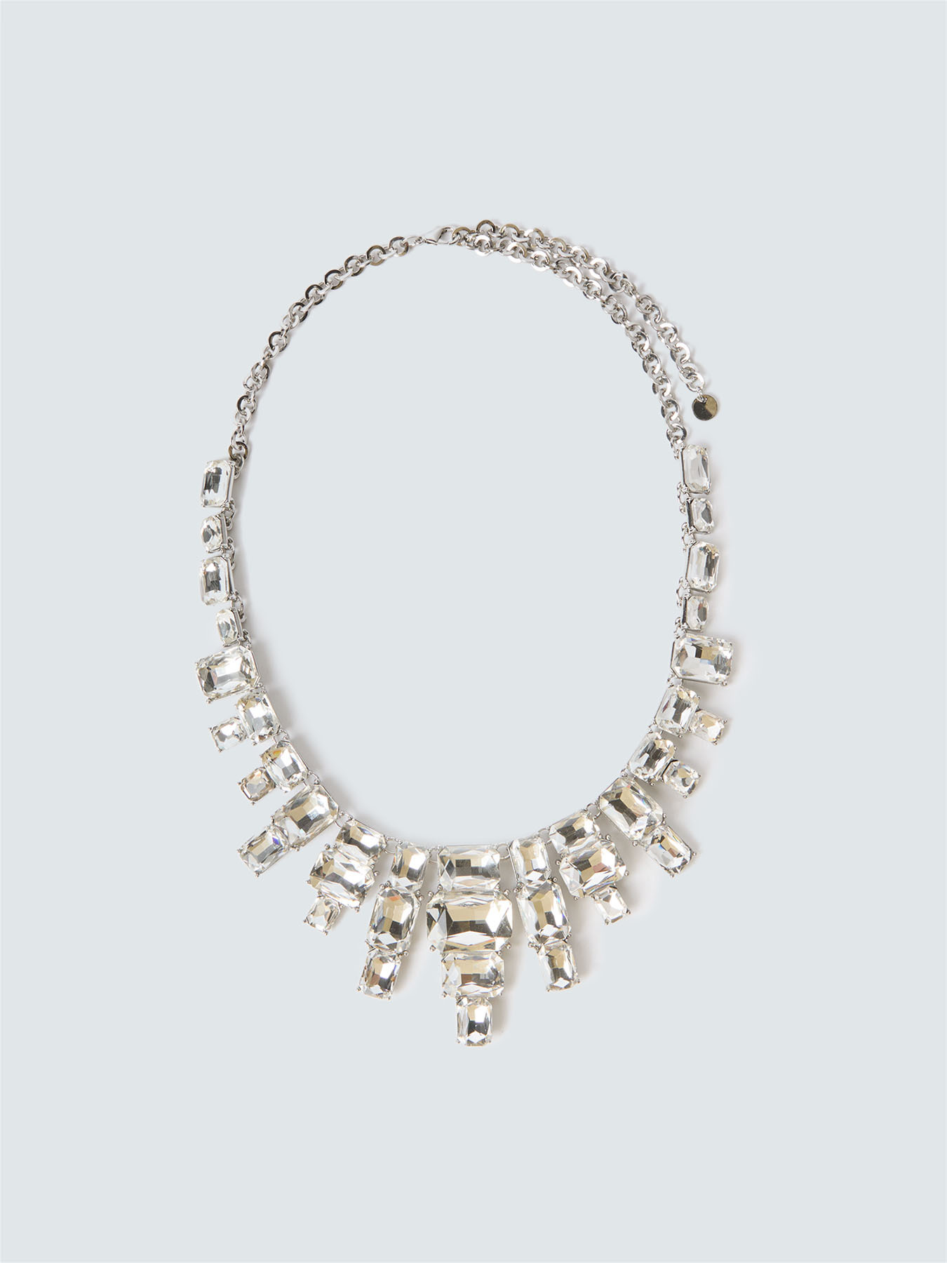Cascade crystal necklace image number 1