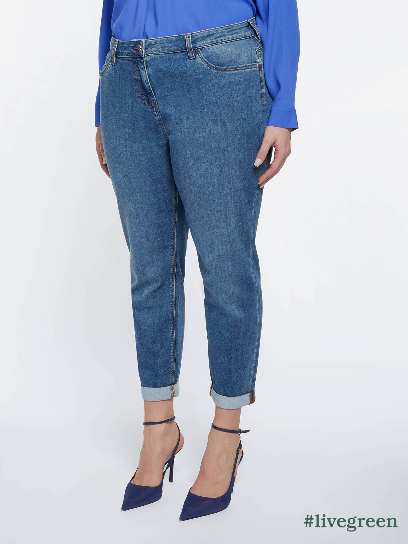 Zaffiro slim girl fit jeans image number 0