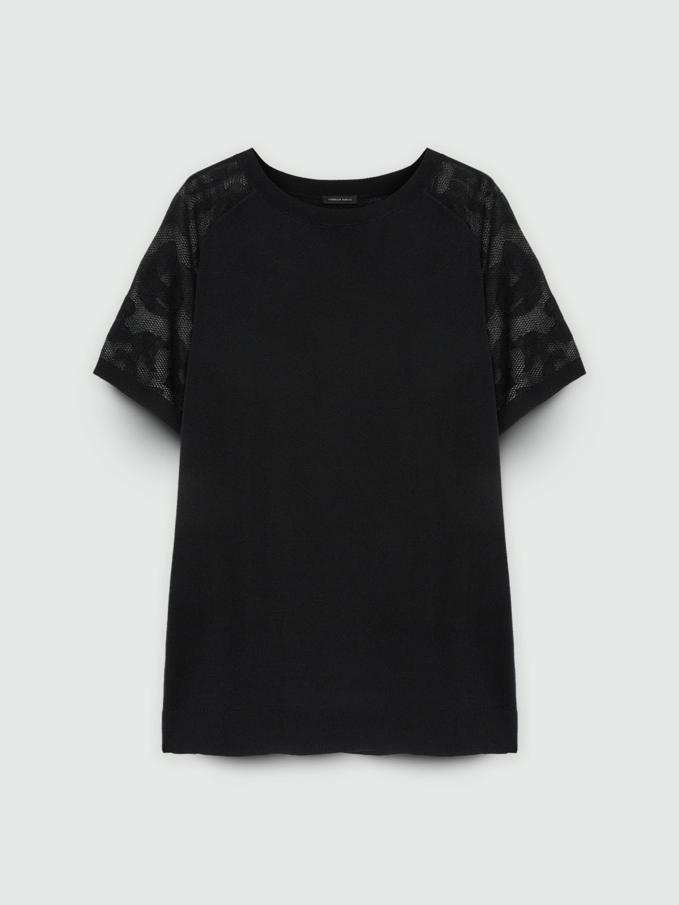 Maglia con maniche traforate image number 4