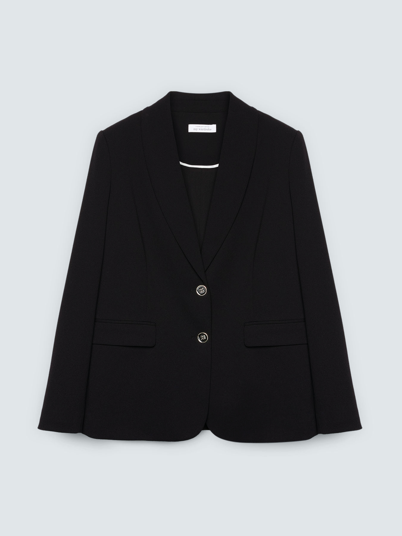 Blazer fitted in tessuto stretch image number 5