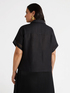 Blouse en lin &agrave; manches brod&eacute;es image number 1