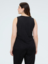 Sequin top with V-neck image number 3
